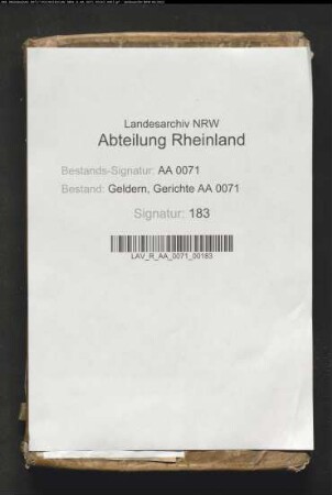 Lehnprotokollbuch des Hauses Wachtendonk