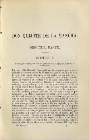 El ingenioso hidalgo Don Quijote de la Mancha, 2