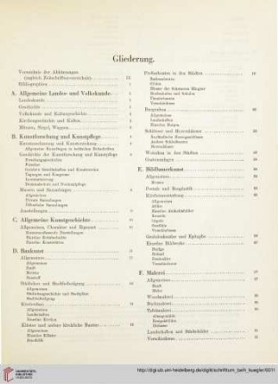 Gliederung