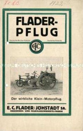 Der wirkliche Klein-Motorpflug.