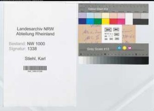 Entnazifizierung Karl Stiehl, geb. 13.08.1901 ()