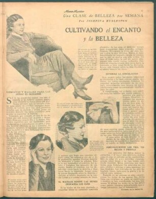 Cultivando el encanto y la belleza : Una clase de belleza por semana