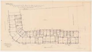 Wohnhäuser Berlin-Tempelhof Umbau: Dorfstraße 50-53, Stolbergstraße 8: Grundriss 1.OG, 1:100