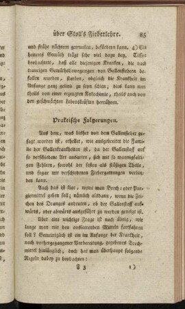 Praktische Folgerungen.
