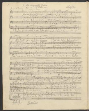 Die ungarische Heide; Coro femminile; e-Moll