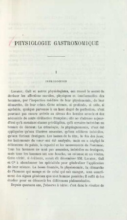Physiologie gastronomique