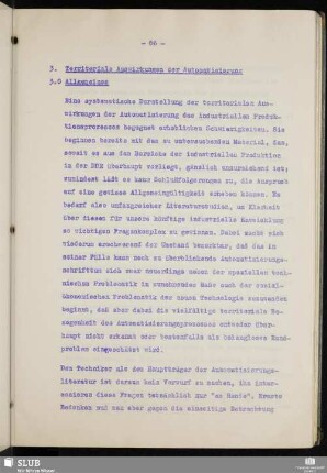 3. Territoriale Auswirkungen der Automatisierung