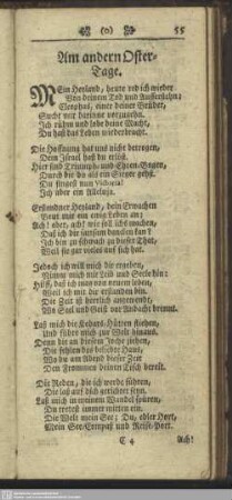 Am andern Oster-Tage