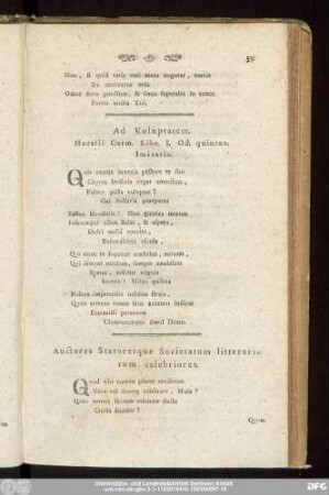 Auctores Statoresque Societatum litterariarum celebriores.