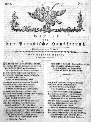 Nr. 11., 27. Januar 1807