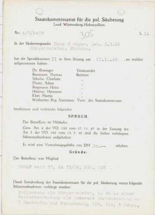 Henger, Hans