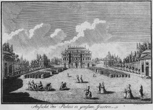 Ansicht des Palais im Großen Garten