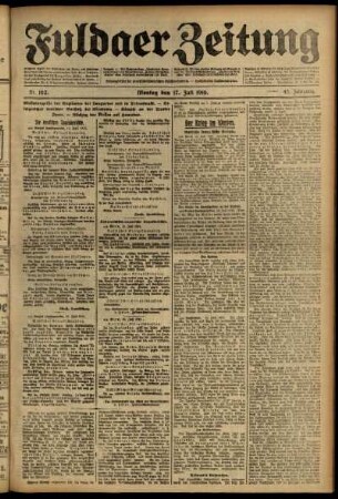 Ausgabe vom Montag, den 17. Juli 1916.
