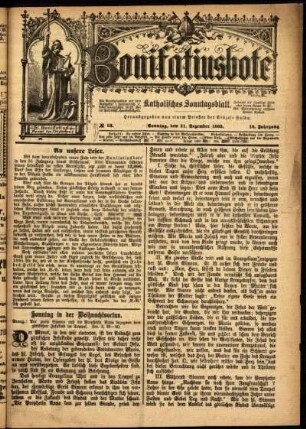 Ausgabe vom Sonntag, den 31. Dezember 1893.