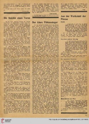 Der klare Flötensänger