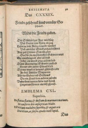 Emblema CXL. Superbia.