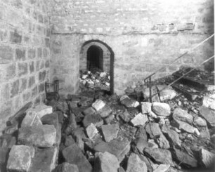 Königstein. Festung. Kriegskaserne IV (1767/1832). Ungenutzte Räume der Kasematten-Ebene -3