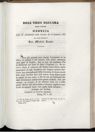 DELL'ERBA BACCARA
