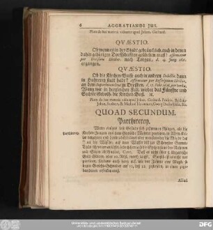 Quoad Secundum. Parthirerey.