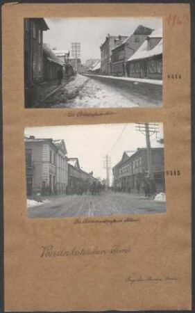 Die Poststraße in Mitau