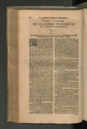 Liber Terius De gradibus prohibitis et dispensatione.