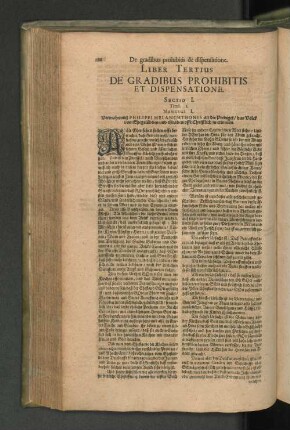 Liber Terius De gradibus prohibitis et dispensatione.