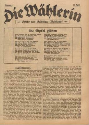 Die Wählerin