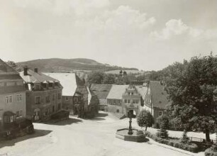 Marktplatz, Lauenstein (Kreis Dippoldiswalde)