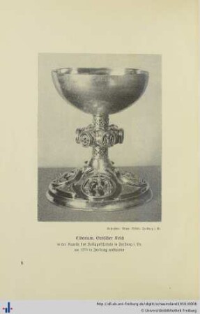 Das Ciborium in der Kapelle des Heiliggeistspitals in Freiburg.