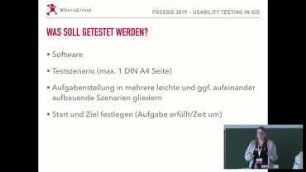 Usability Testing in GIS