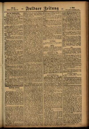 Zweite Ausgabe vom Samstag, den 18. März 1916.