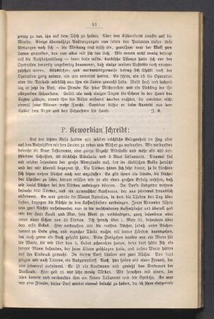 P. Keworkian Schreibt:
