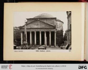 ROMA. Pantheon esterno