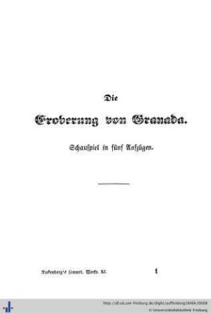 Die Eroberung von Granada