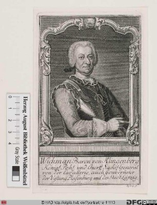 Bildnis Wichmann Baron von Klingenberg