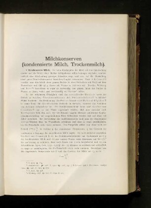 Milchkonserven (kondensierte Milch, Trockenmilch).