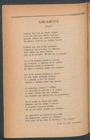 Los amigos : (Vals)