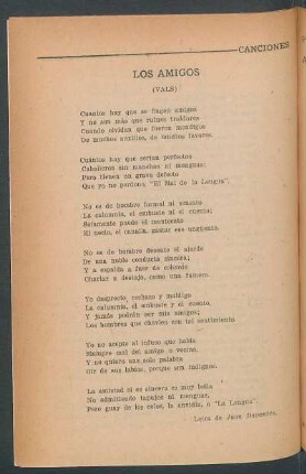 Los amigos : (Vals)