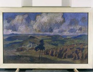 Große Landschaft mit der Stadt Marburg