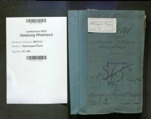 Bleeser, Robert geb. 26.04.1835; Bergassessor; ausgeschieden 1874; Prüfungs- und Personalakte Band 1