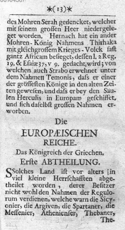 Die Europaeischen Reiche