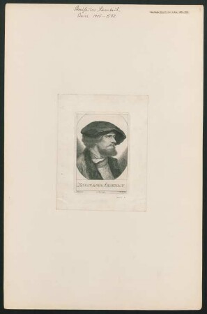 [Bildnis Bonifacius Amerbach]