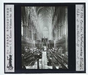 London, Westminster Abbey, Chor und Mittelschiff