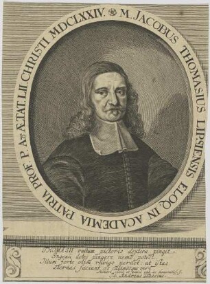 Bildnis des Jacobus Thomasius