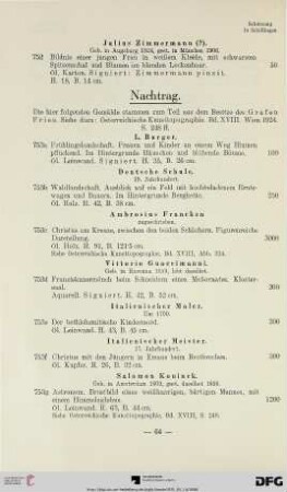 Nachtrag (Nr. 753a-757)
