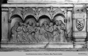 Altarpolyptychon : Predella : Der zwölfjährige Jesus im Tempel