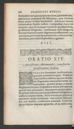 Oratio XIV.