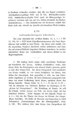 § 101. Achtundachtzigster Abschnitt. - § 102. Neunzigster Abschnitt.