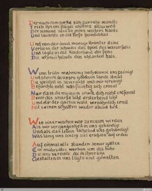Wenn trübe mahnung noch einmal uns peinigt : [SW IV, S. 41/135-136]