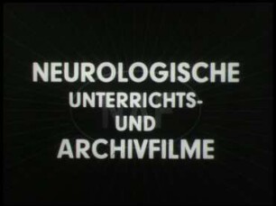 Spastisch-ataktisches Bild bei Sclerosis multiplex